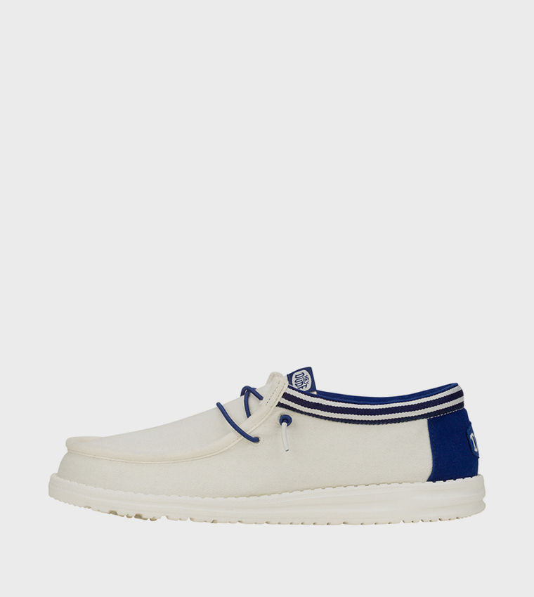 Wally Letterman Logo Badge Slip-On Shoes