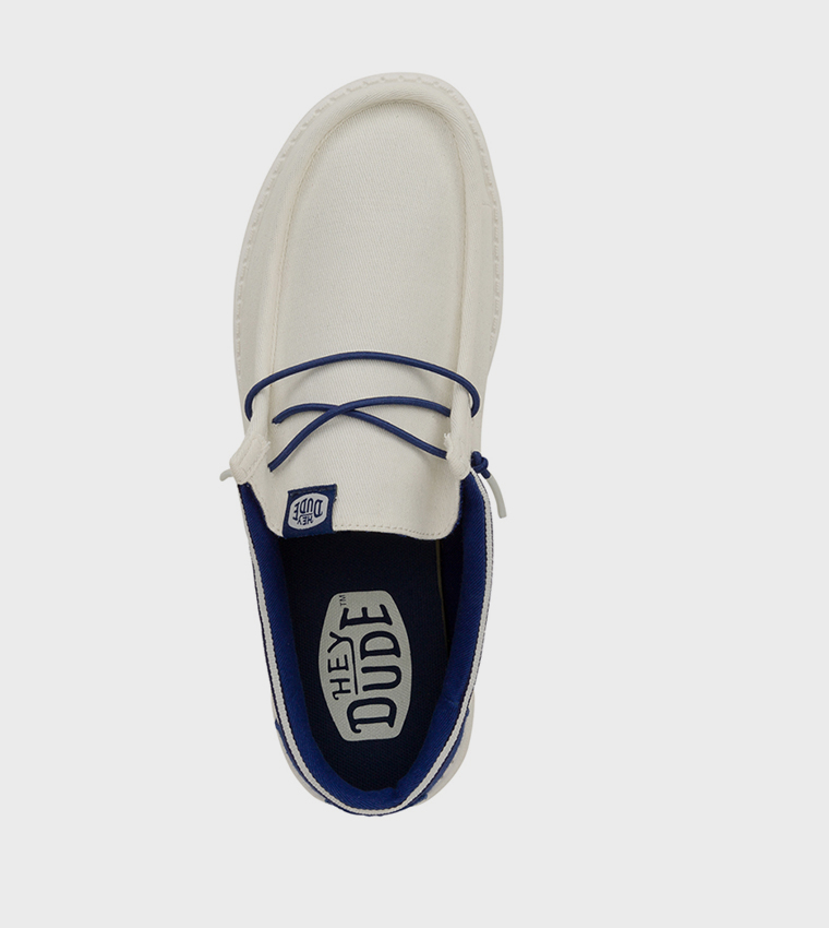 Wally Letterman Logo Badge Slip-On Shoes