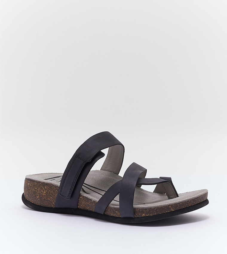 Buy The Walking Company Velcro Closure Casual Sandals In Black