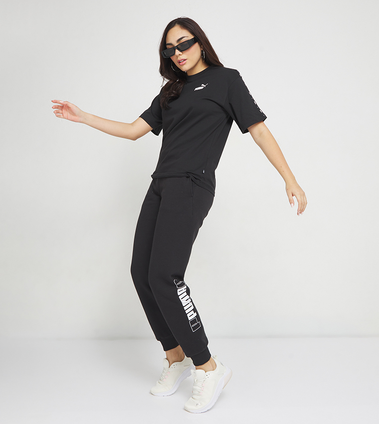Logo Tape Short Sleeves Active T-Shirt