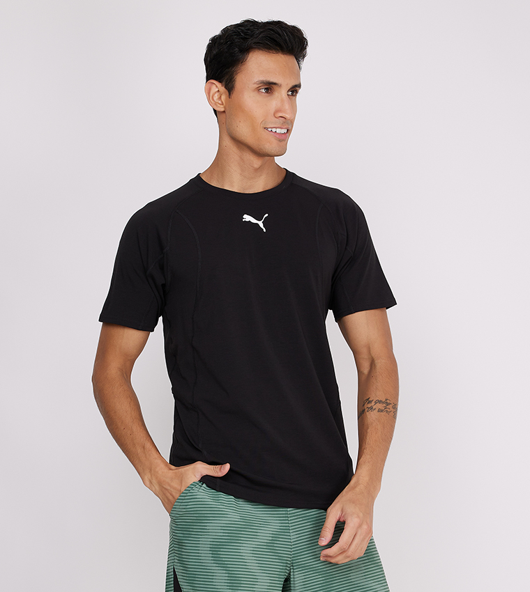 Buy Puma DriRelease Logo Print Active T Shirt In Black 6thStreet UAE