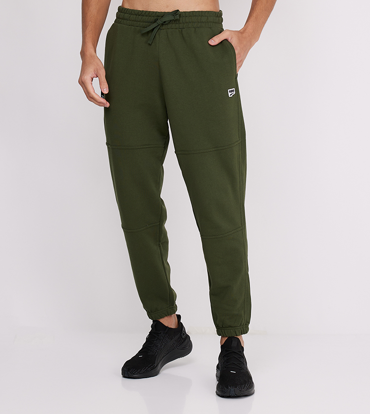 Buy Puma DOWNTOWN Drawstring Waist Joggers In Green 6thStreet Oman