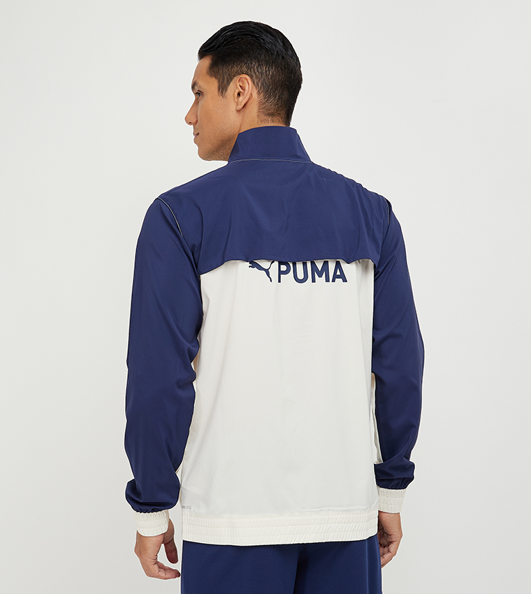 Puma colorblock best sale track jacket