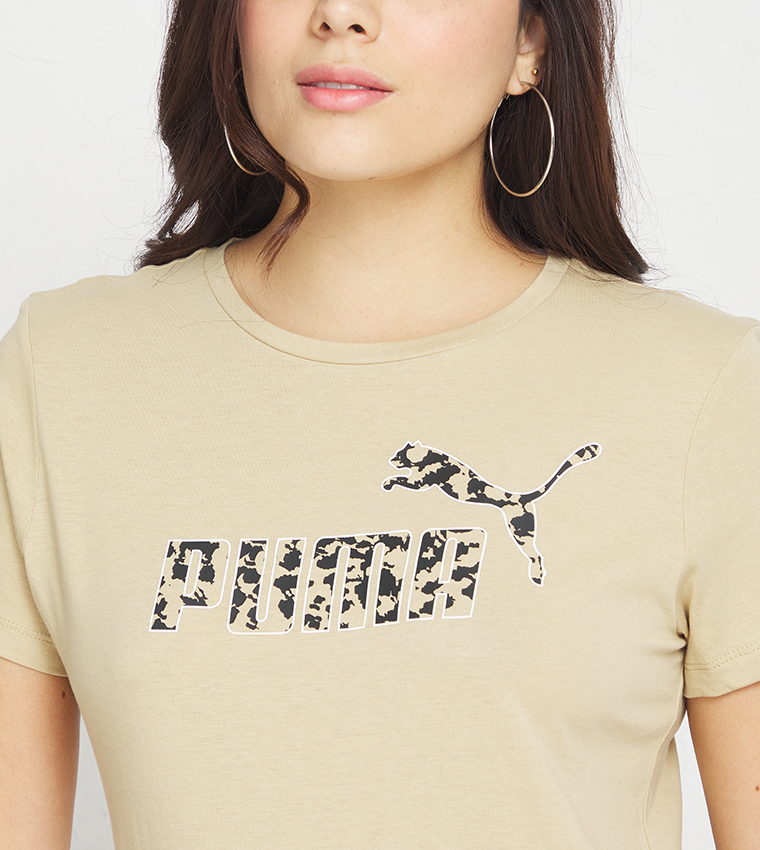 Logo Printed Short Sleeves Active T-Shirt