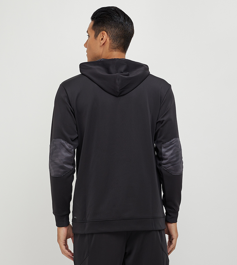 Printed Long Sleeves Active Hoodie