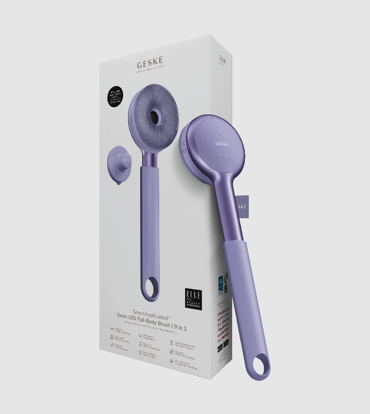 9-in-1 Sonic LED Full-Body Brush