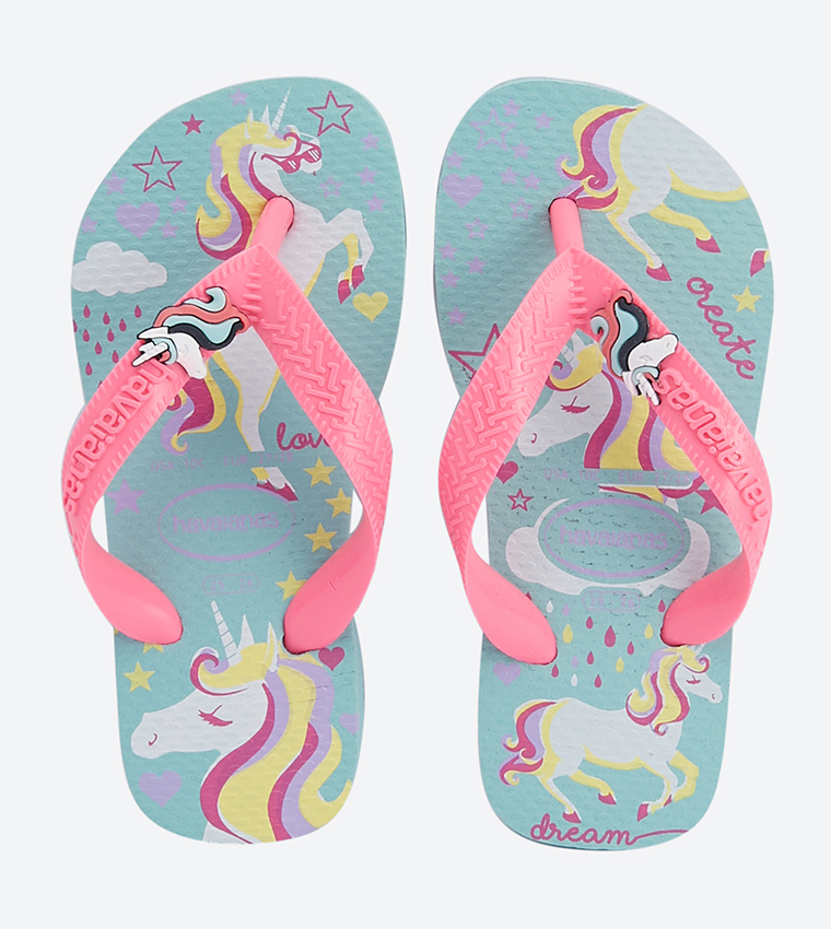 Buy Havaianas Kids Fantasy Flip Flops In Pink | 6thStreet Saudi Arabia