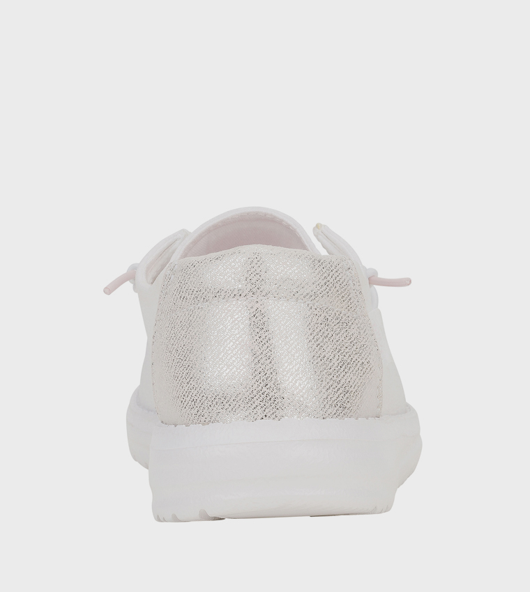 WENDY Metallic Sparkle Slip-On Shoes