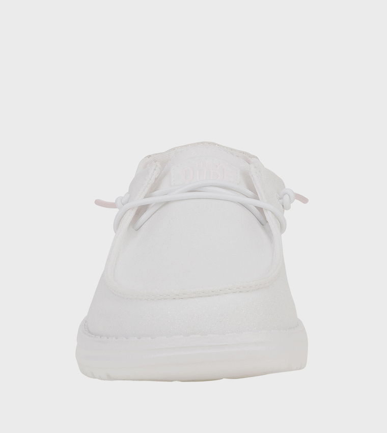 WENDY Metallic Sparkle Slip-On Shoes