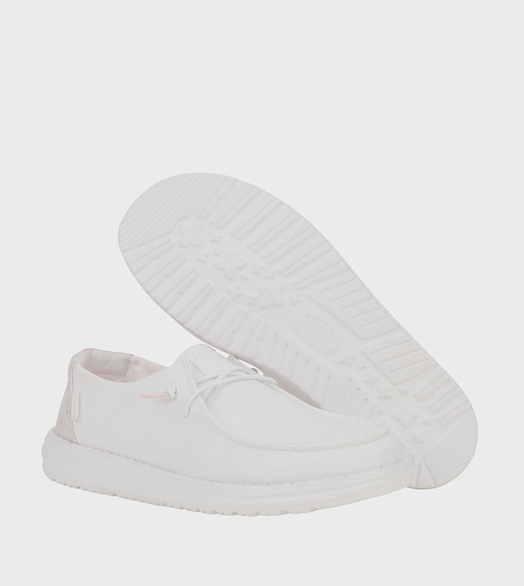 WENDY Metallic Sparkle Slip-On Shoes