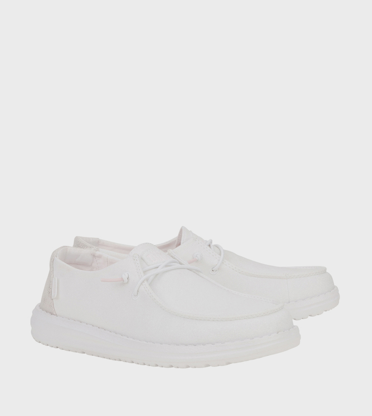 WENDY Metallic Sparkle Slip-On Shoes