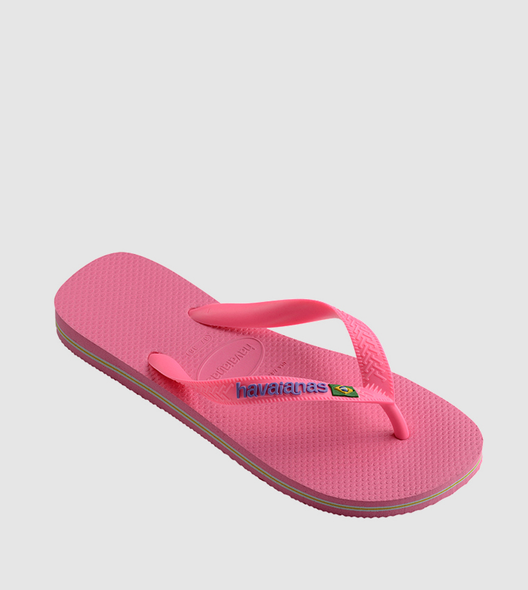 Brasil Logo Mini Me Flip Flops