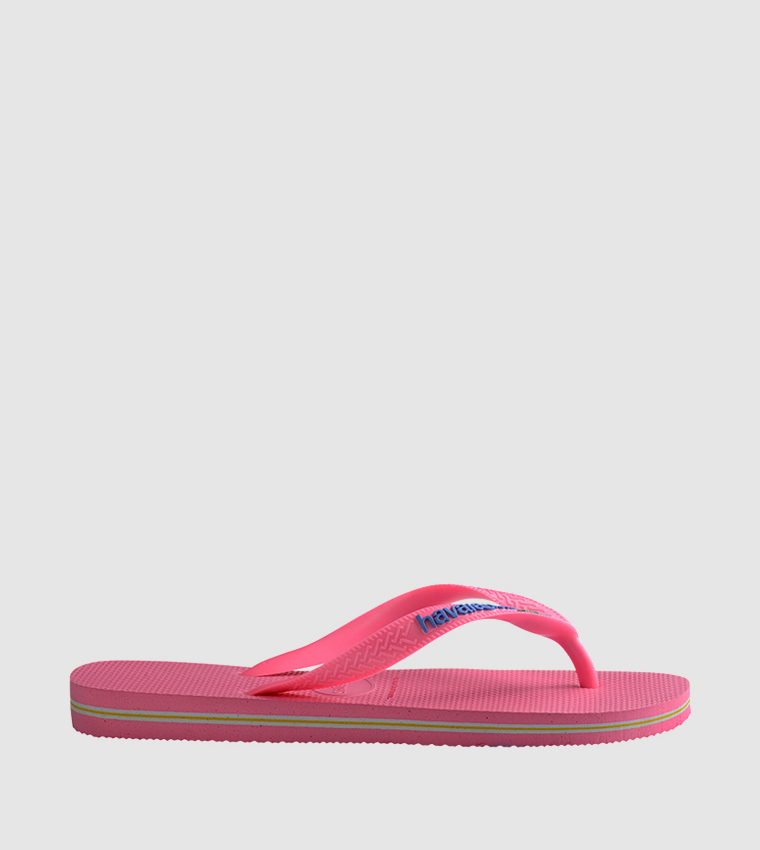 Brasil Logo Mini Me Flip Flops