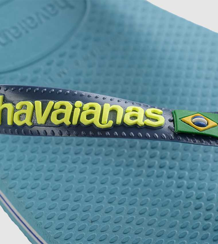 Brasil Logo Mini Me Flip Flops