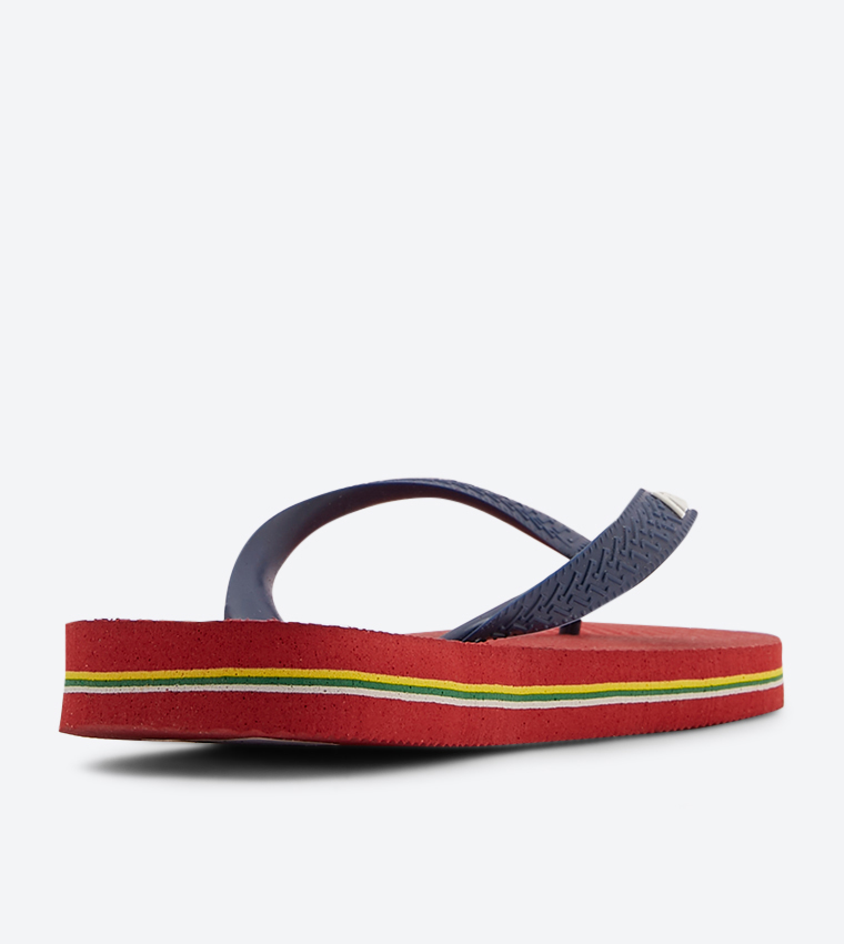 Brasil Logo Printed Flip Flops