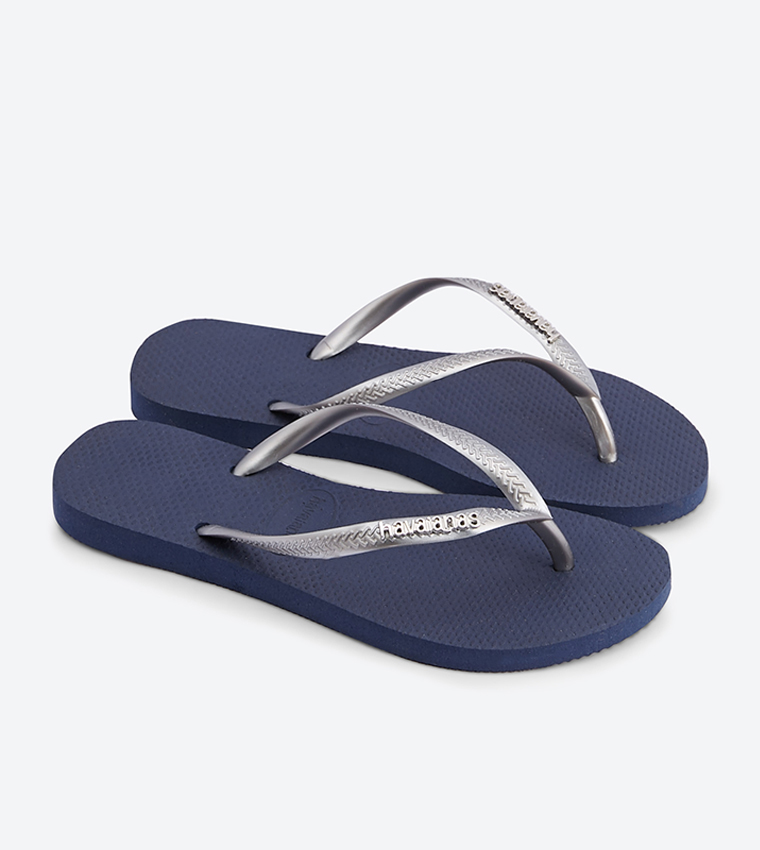 Navy 2024 flip flops