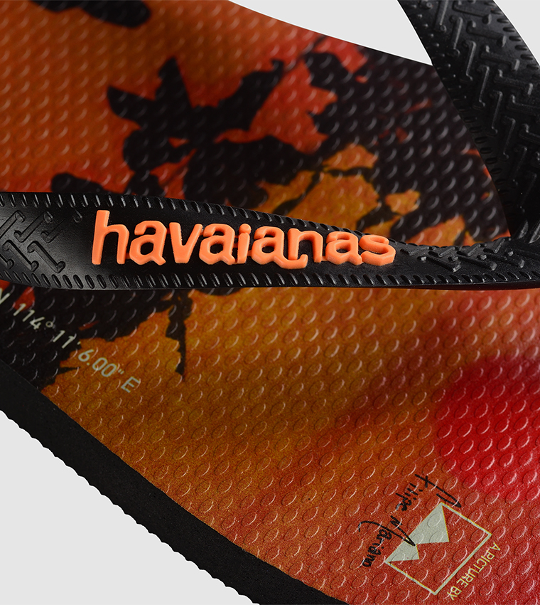 Hype Printed Flip Flops