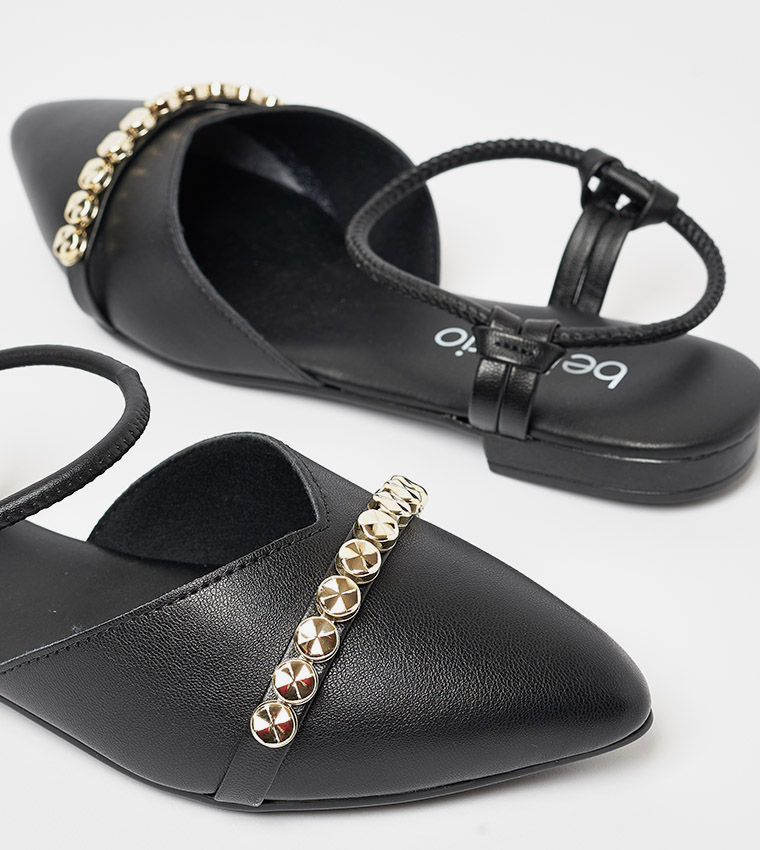 CALISTA Metal Accent Mules