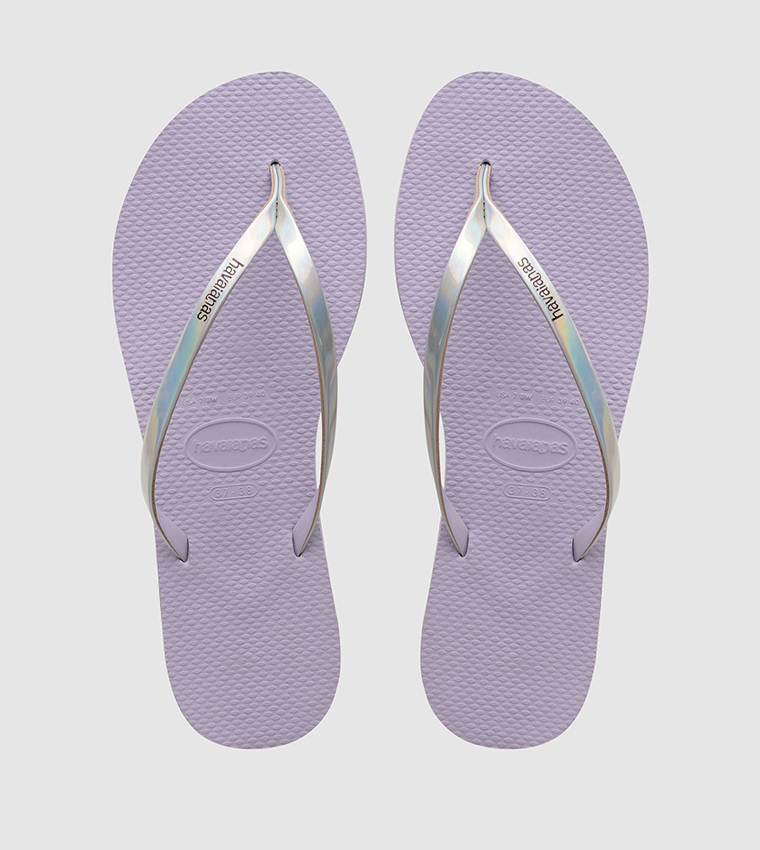 Buy Havaianas You Metallic Flip Flops In Purple 6thStreet Bahrain