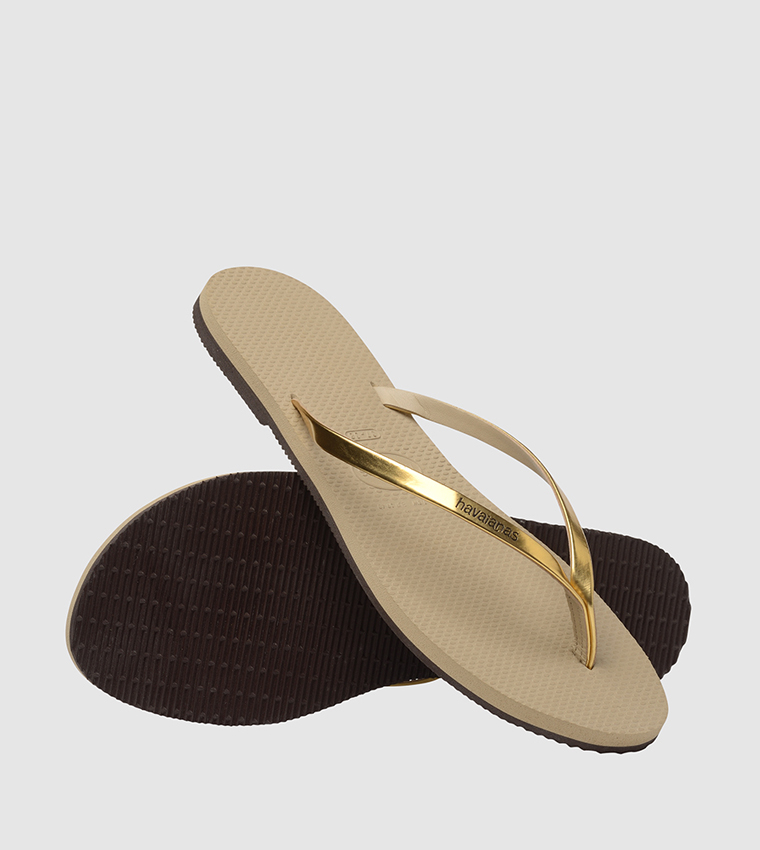 Havaianas you metallic gold online