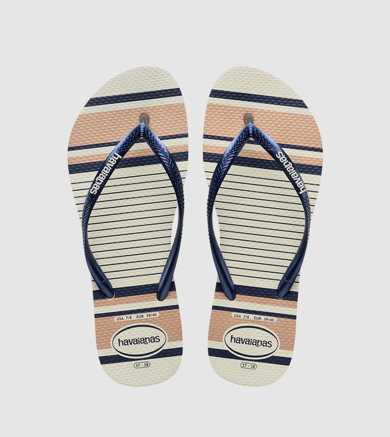 Nautical flip flops on sale