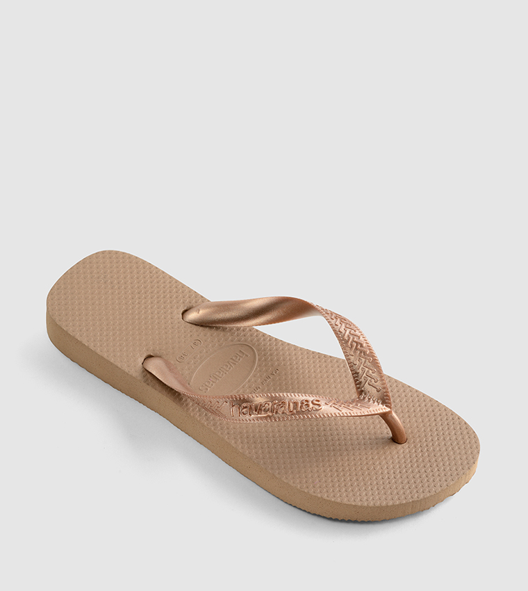 Havaianas top tiras deals rose gold