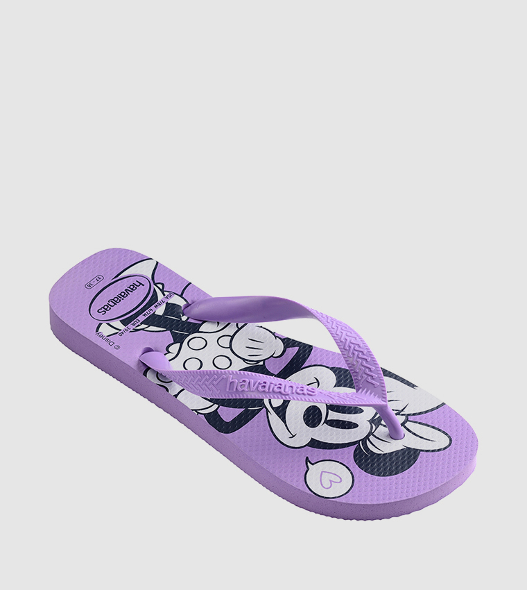 Top Disney Print Flip-Flops