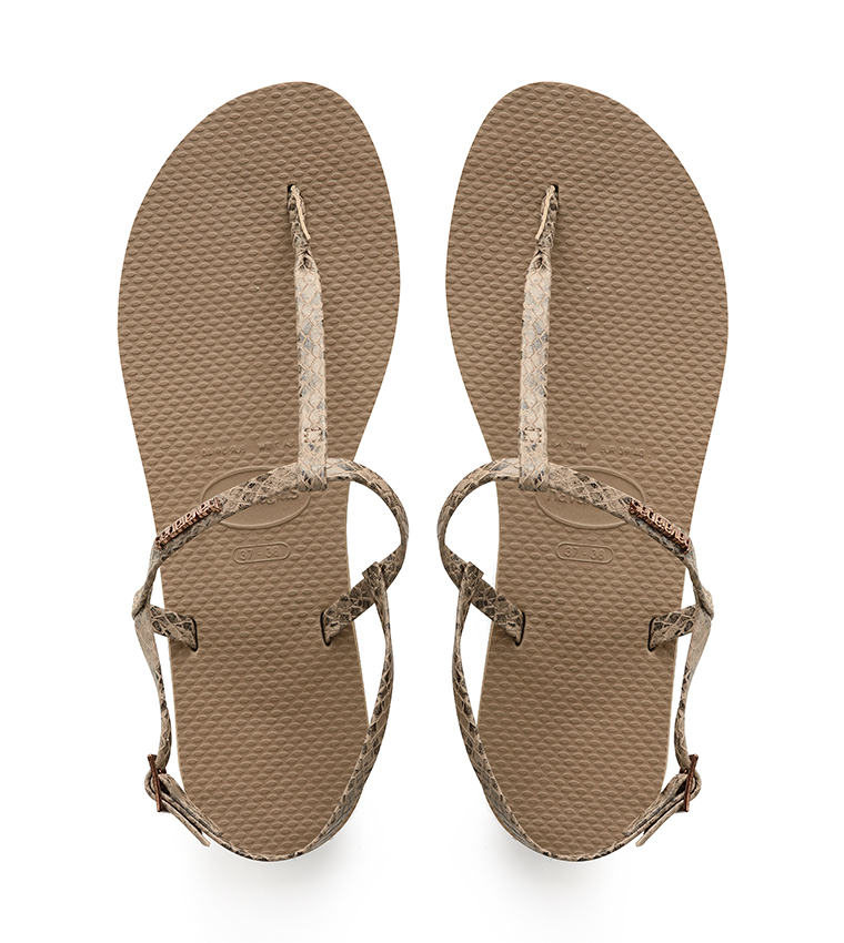 Buy Havaianas Riviera Croco Sandals In Brown 6thStreet UAE