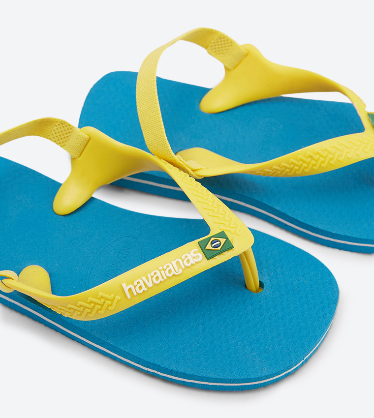 Elastic Back Closure Flip Flops