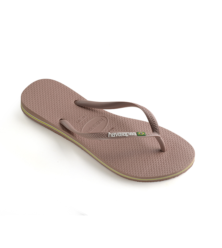 Brand Embossed Flip Flops