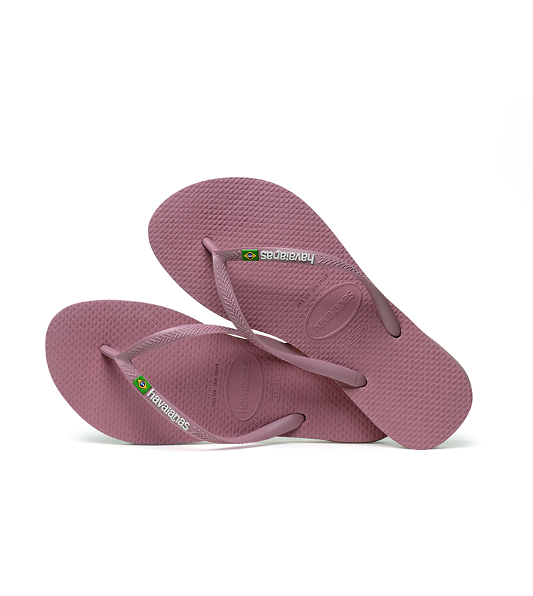 Brand Embossed Flip Flops