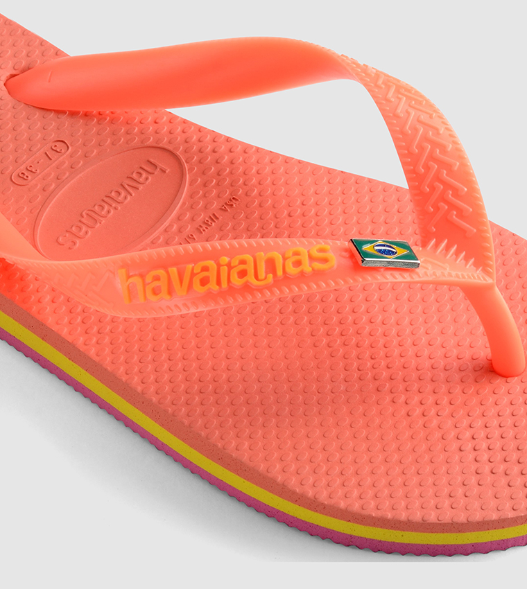 Buy Havaianas Brasil Layers Flip Flops In Pink 6thStreet Bahrain