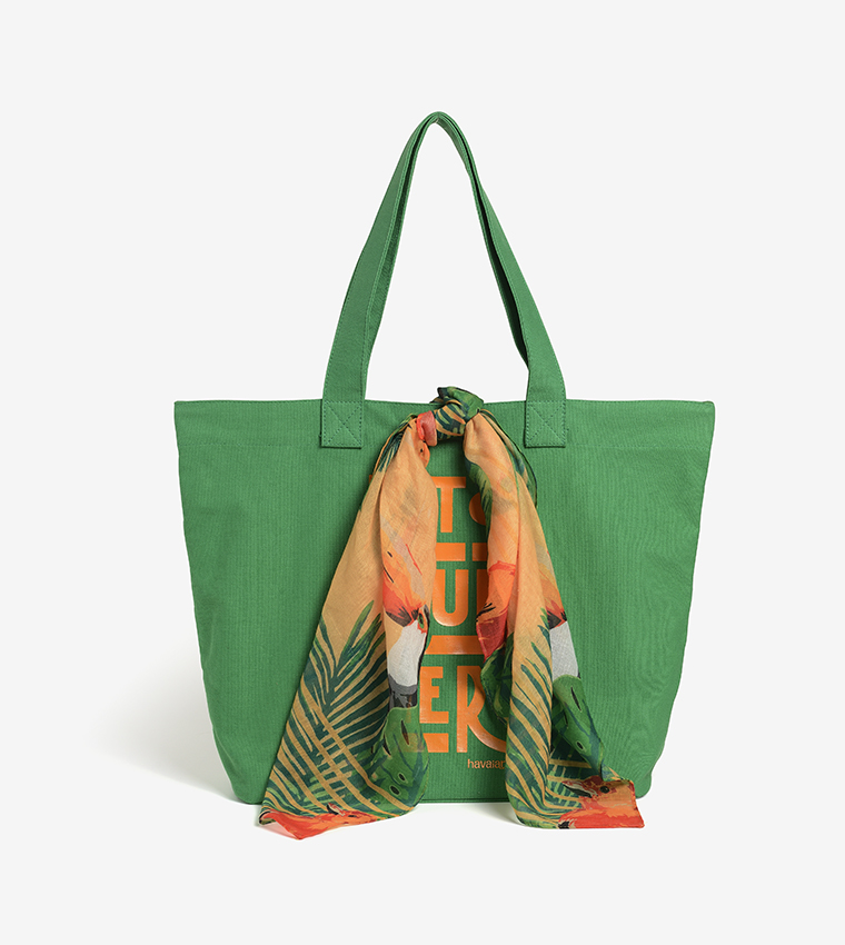 Typography Printed Tote Bag