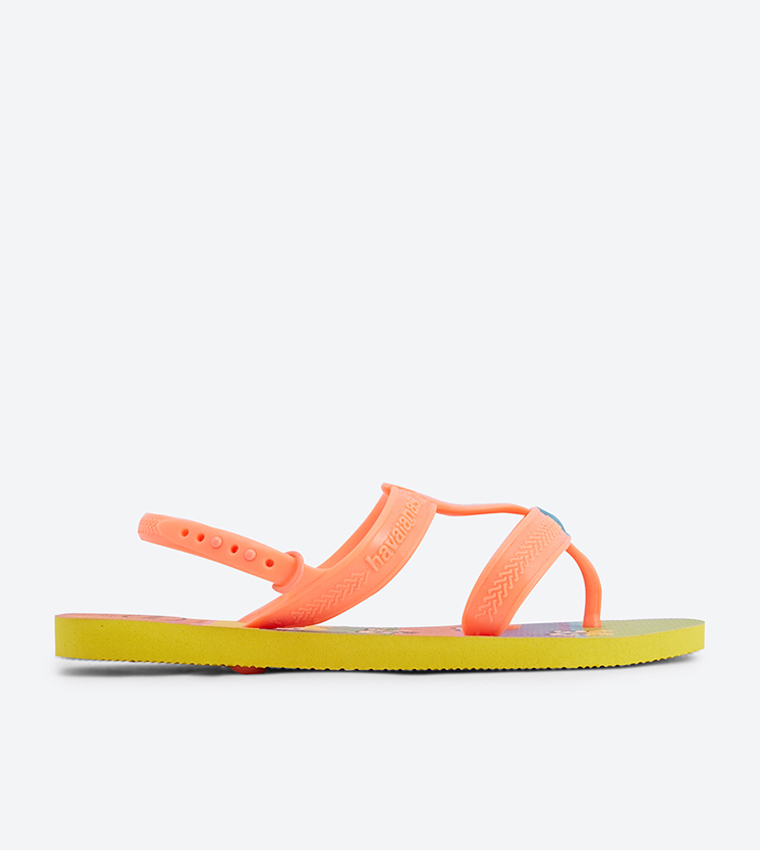 Slingback Joy Power Puff Round Toe Sandals