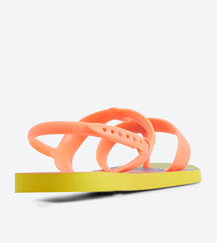 Slingback Joy Power Puff Round Toe Sandals