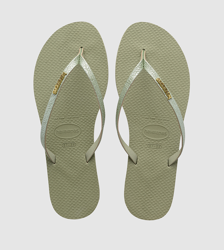 Buy Havaianas You Shine Flip Flops In Green 6thStreet Bahrain