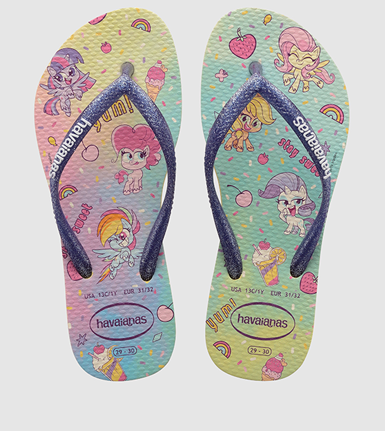 Kids My Little Pony Slim Flip Flops