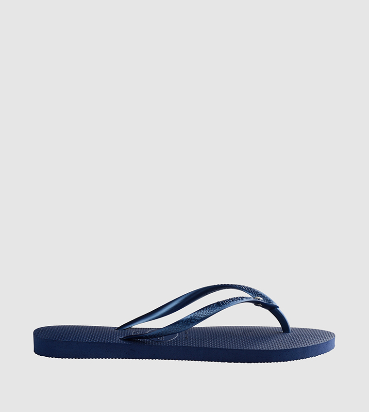 Buy Havaianas Slim Crystal Sw Ii Flip Flops In Blue 6thStreet