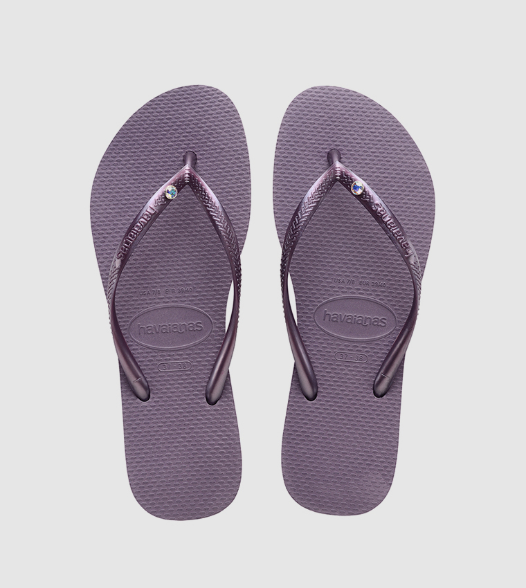 Purple store fit flops