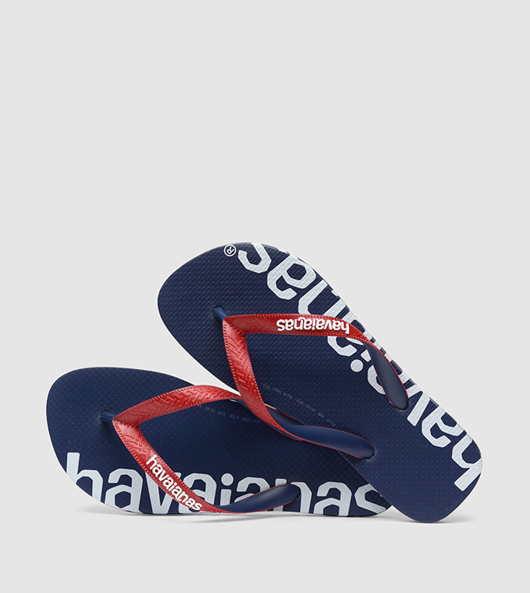シューズ・サンダルその他 LOGOMANIA HIGHTECH Rubber Flip-Flops 4145727-0090 Buy Havaianas Top Logomania Hightech Flip Flops In Blue