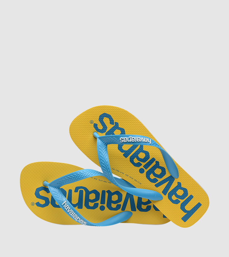 Top Logomania 2 Mini Me Flip Flops