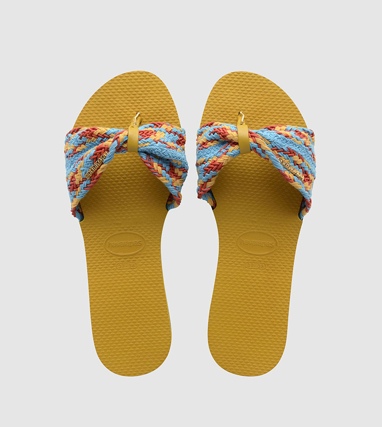 Buy Havaianas You St. Tropez Mesh Sandals In Yellow 6thStreet UAE