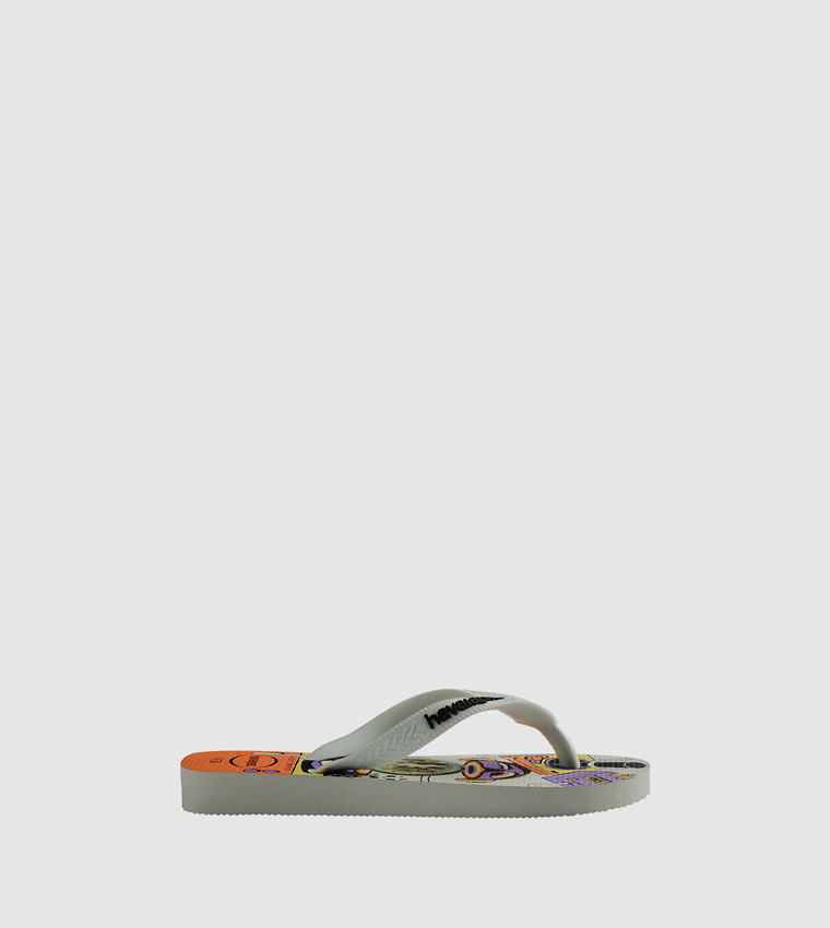 Top Holographic Print Flip-Flops