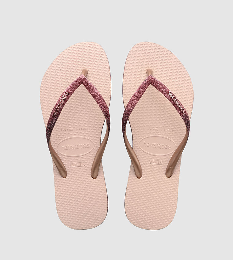 Slim Sparkle Flip Flops