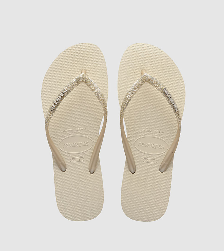 Slim Glitter Flip Flops