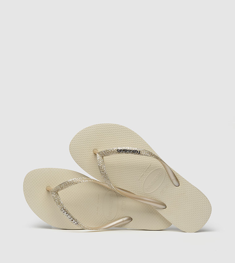 Slim Glitter Flip Flops