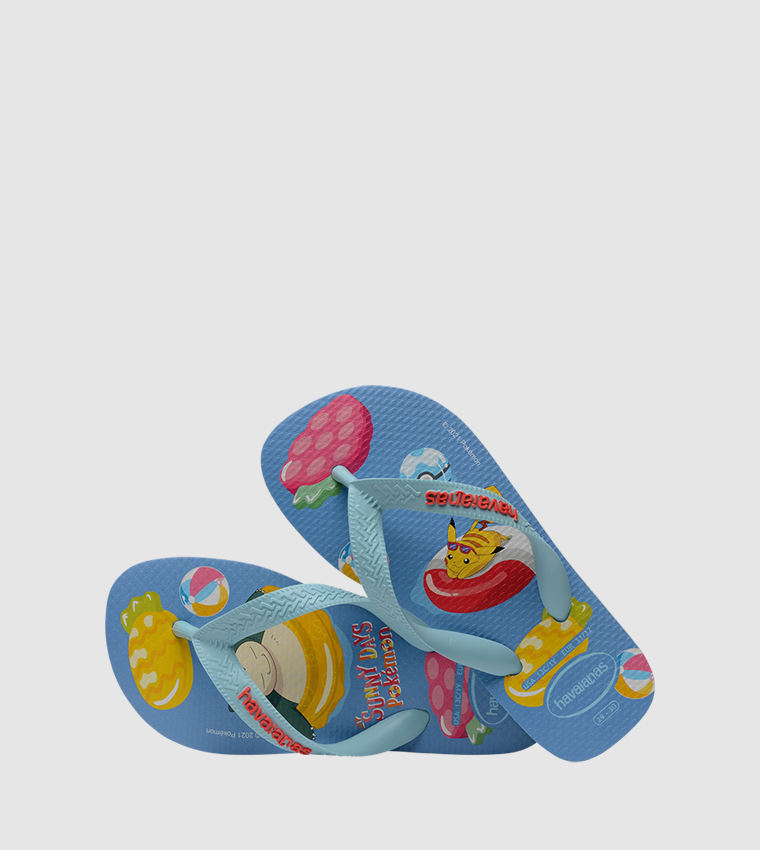 Kids Top Pokemon (mini me) Flip Flops