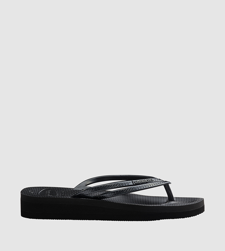 Havaianas high wedge flip flops hotsell