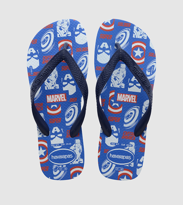 Avengers top flip flops