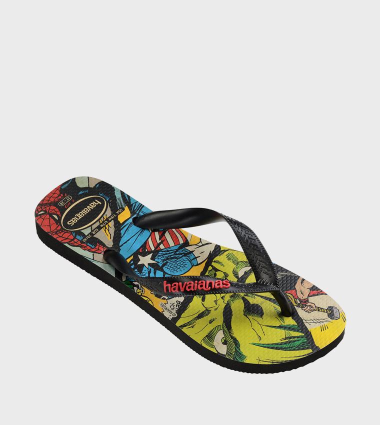 Marvel Print Classics Thong-Strap Flip-Flops